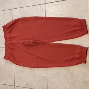 NYC Orange Cargo Joggers Size Medium